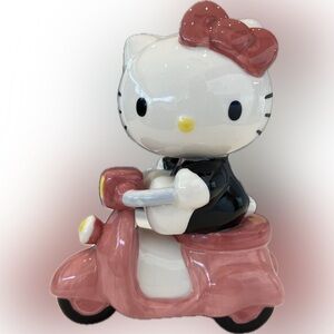 HELLO KITTY on Scooter 
Ceramic Figurine by BLUE SKY CLAYWORKS - Limited Edition